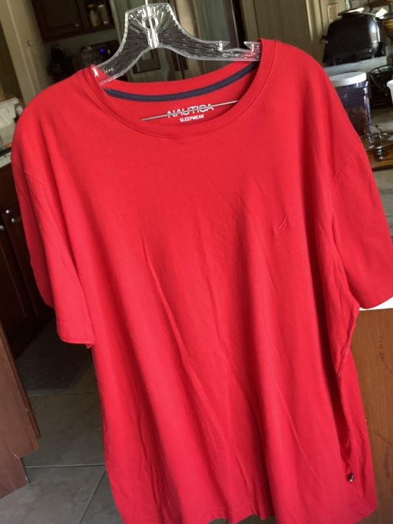 Nautica Other - Nautica Bright Red Short Sleeve Sleep Tee